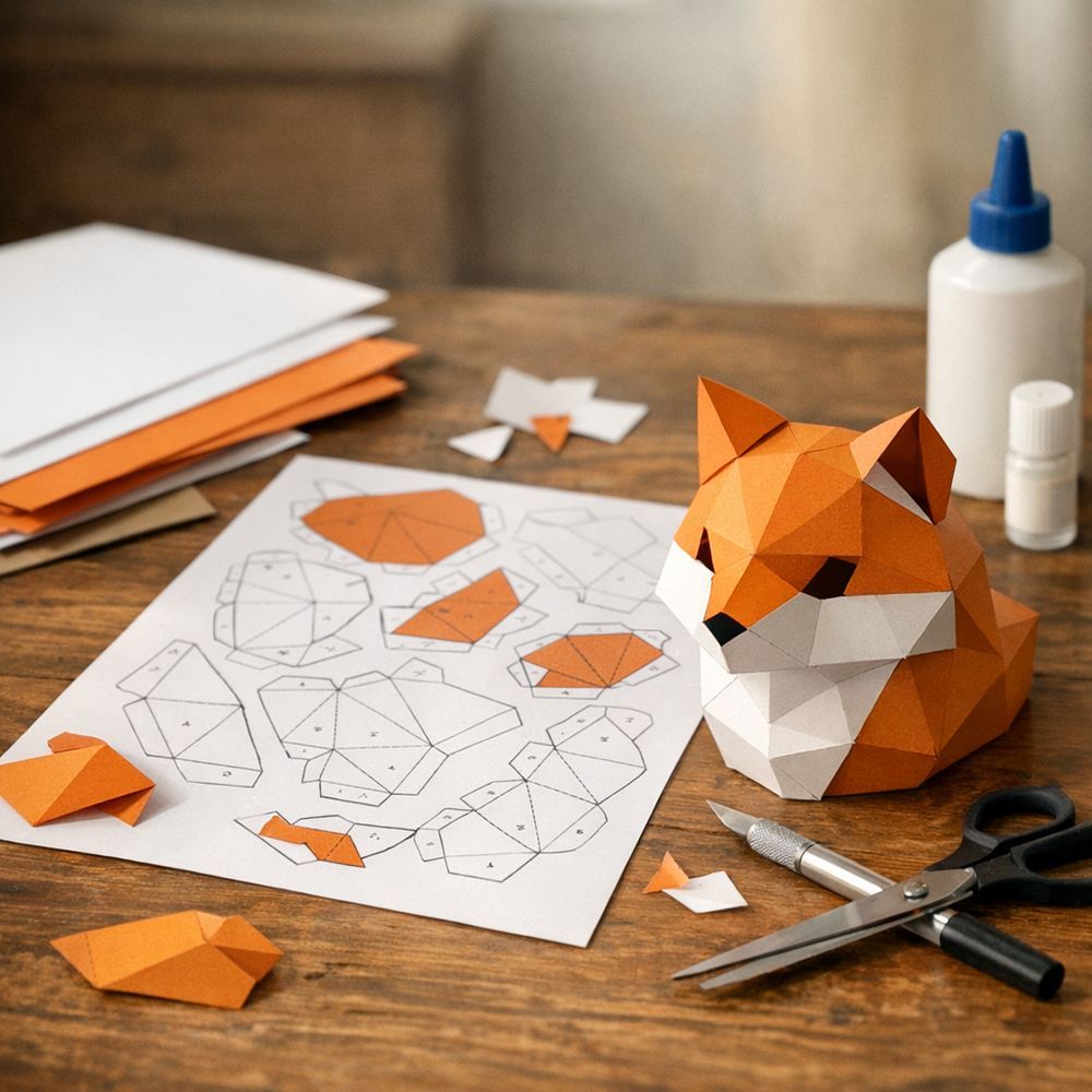 Illustration papercraft PDF