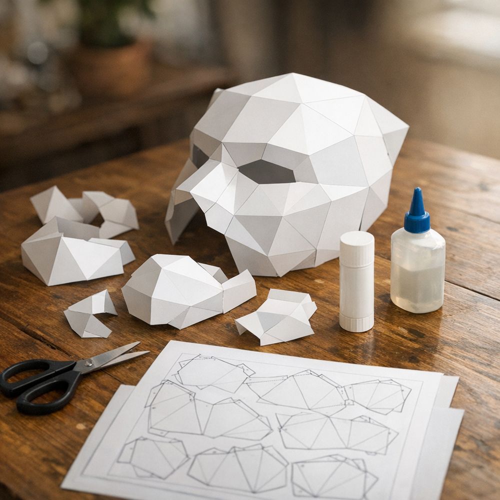 Illustration papercraft PDF