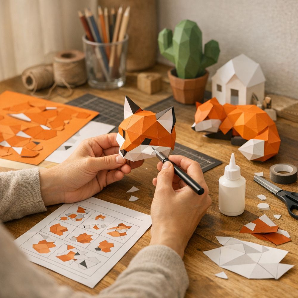 Comment faire du papercraft pas à pas
