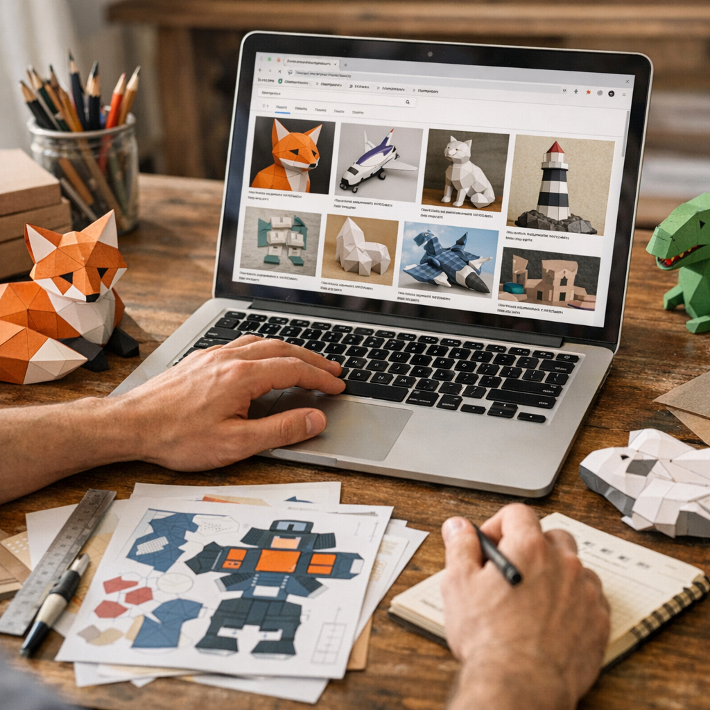 3. Trouvez des modèles de papercraft gratuits à imprimer sans vous perdre