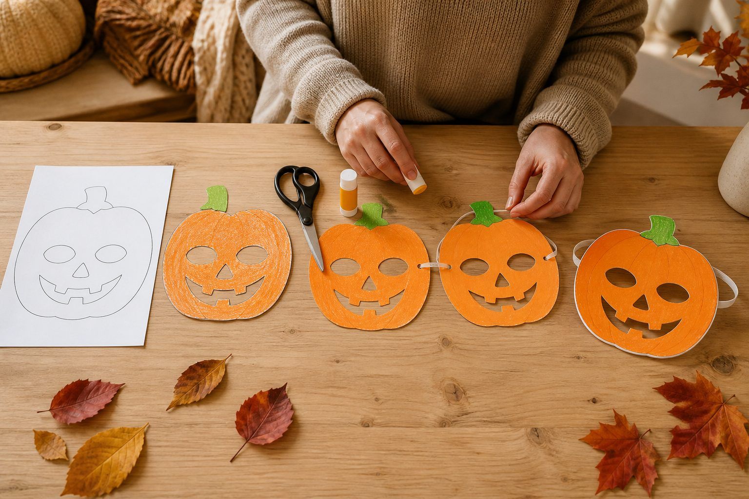 Comment faire un masque de citrouille en 5 étapes