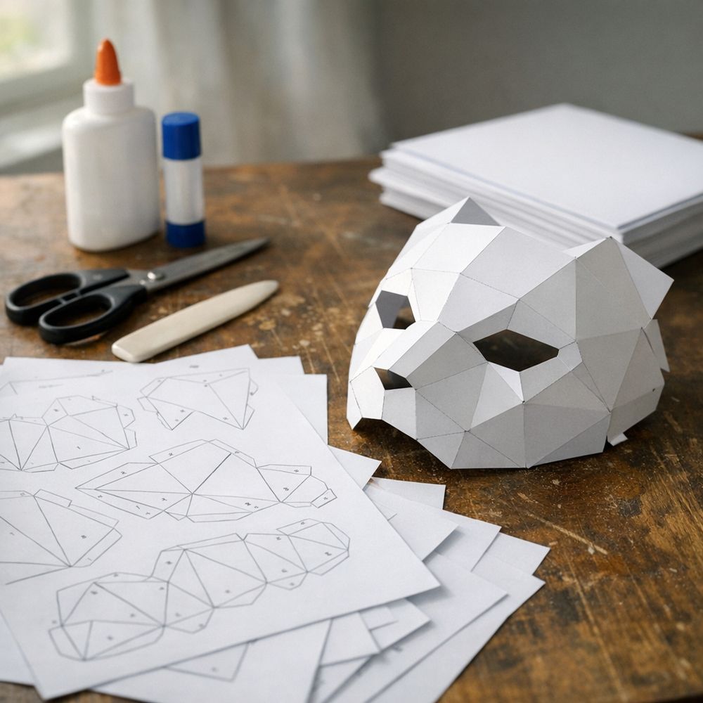 Illustration papercraft PDF