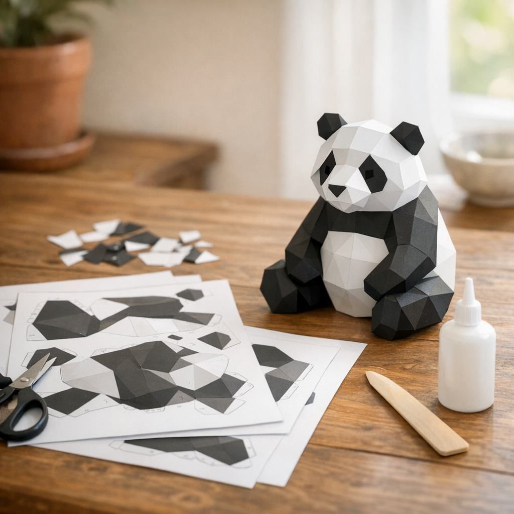 Comment monter un Panda papercraft et bien choisir le modèle