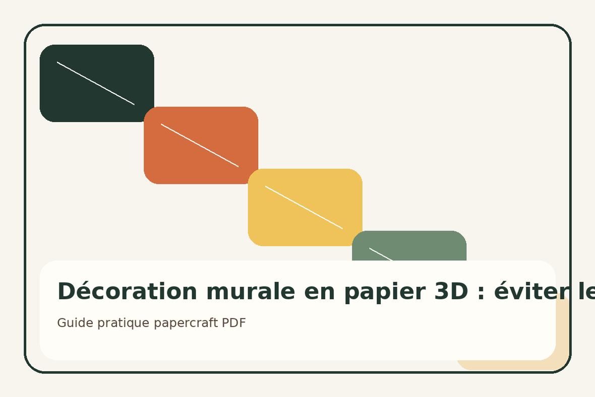 Illustration papercraft PDF
