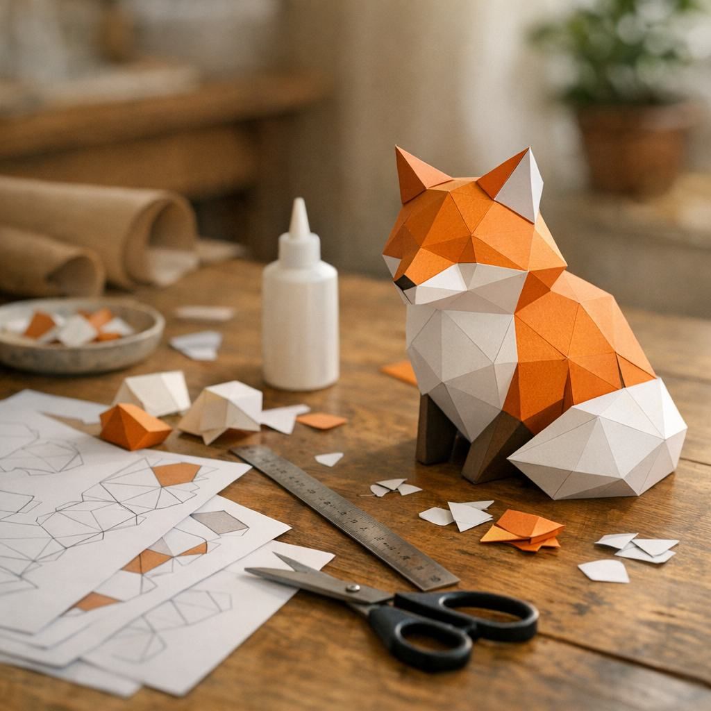 Le kit papercraft 3D : choisir le bon format pour débuter