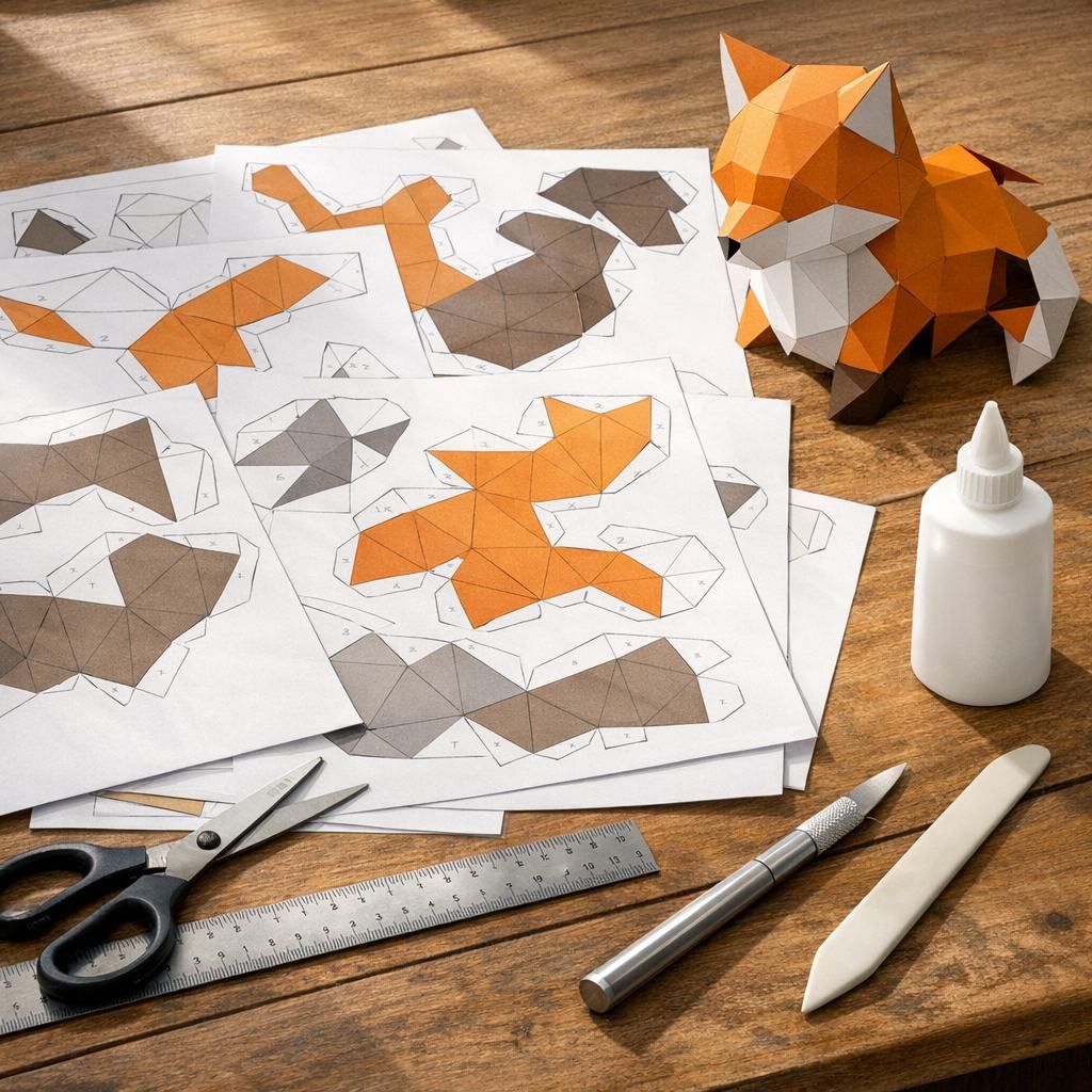 Le pdf papercraft Gratuit : 3 repères pour l’imprimer sans erreur