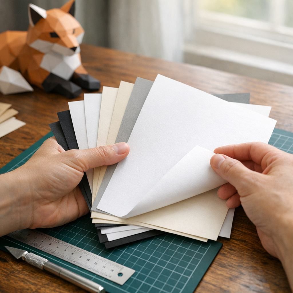Quel papier pour Papercraft choisir quand on débute ?