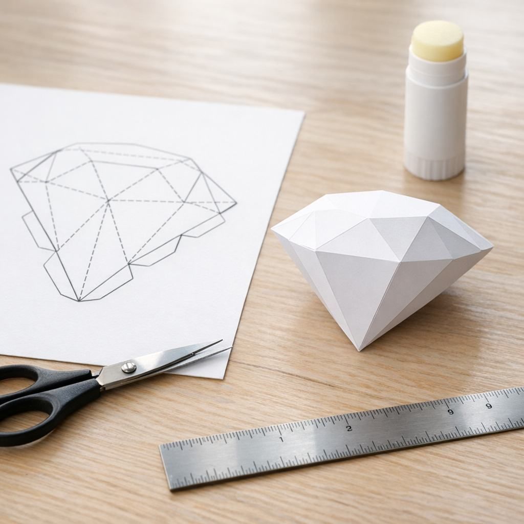 Quel patron de diamant en papier choisir selon votre projet ?