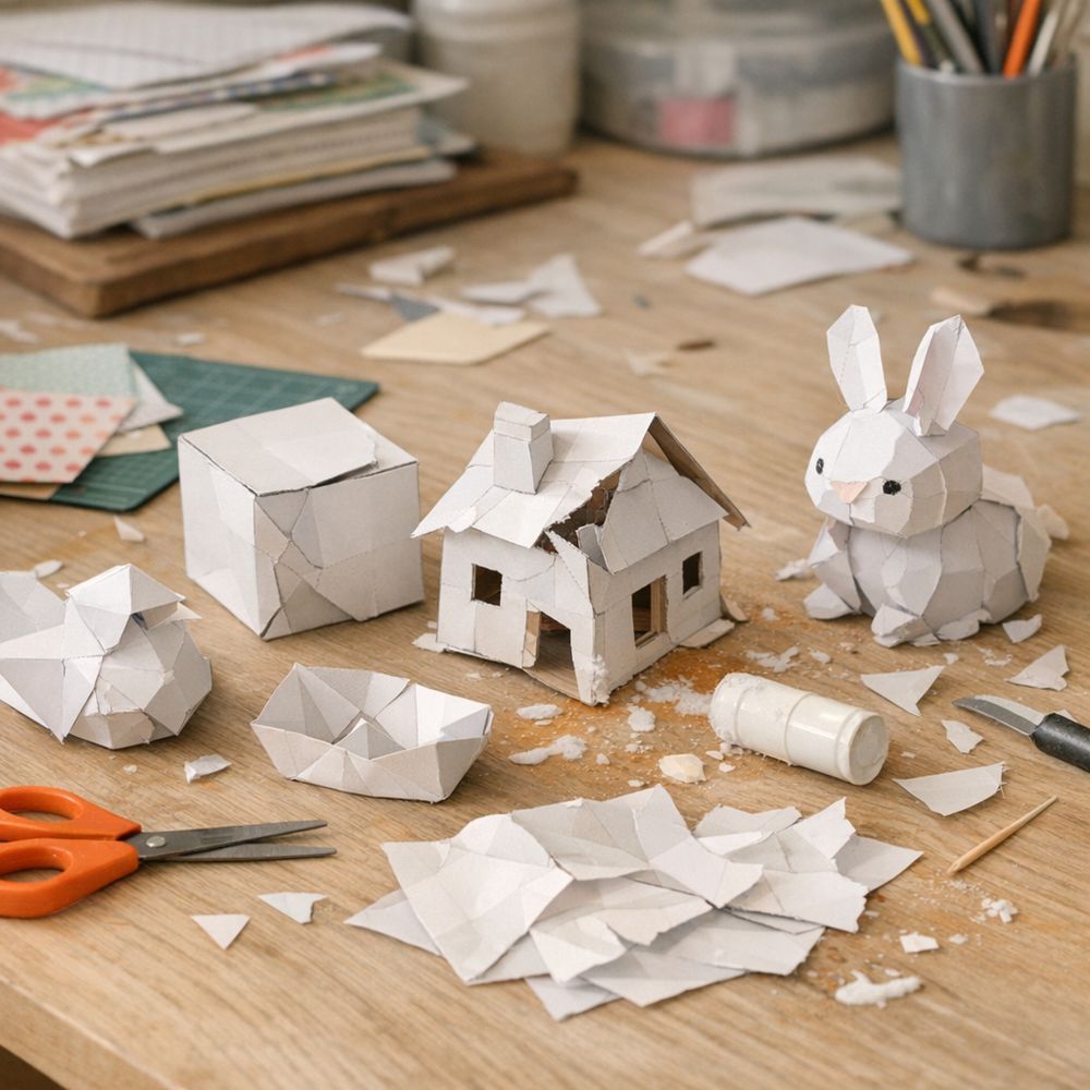 Les ratés fréquents en papercraft facile : diagnostic et solutions