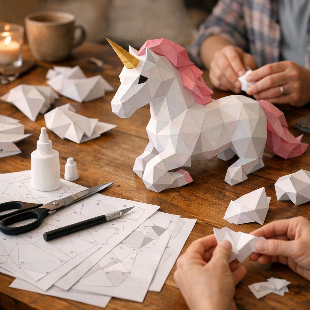 Illustration papercraft PDF