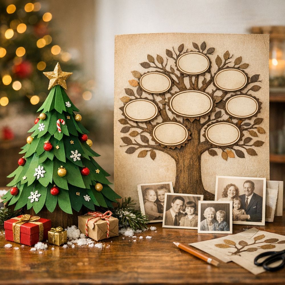 4. Idées liées : Noël, arbre 3D et arbre généalogique