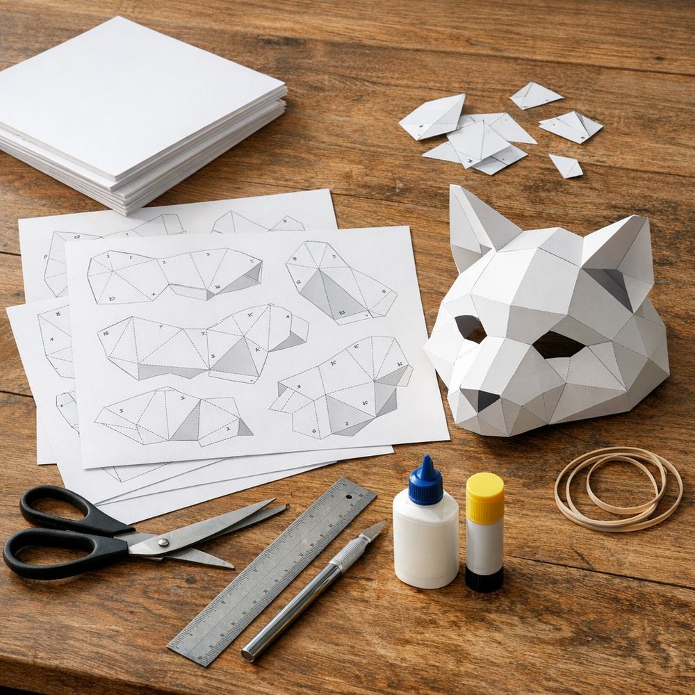Illustration papercraft PDF