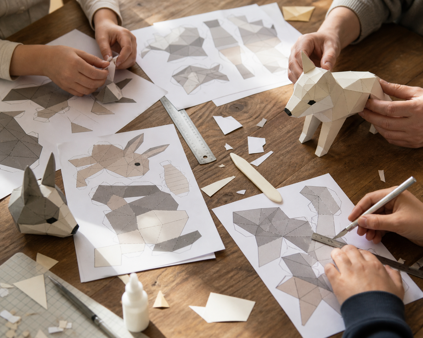 Illustration papercraft PDF