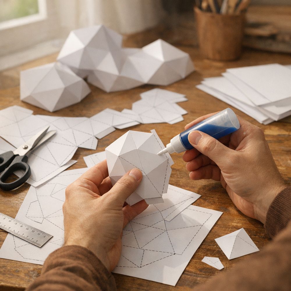 Illustration papercraft PDF