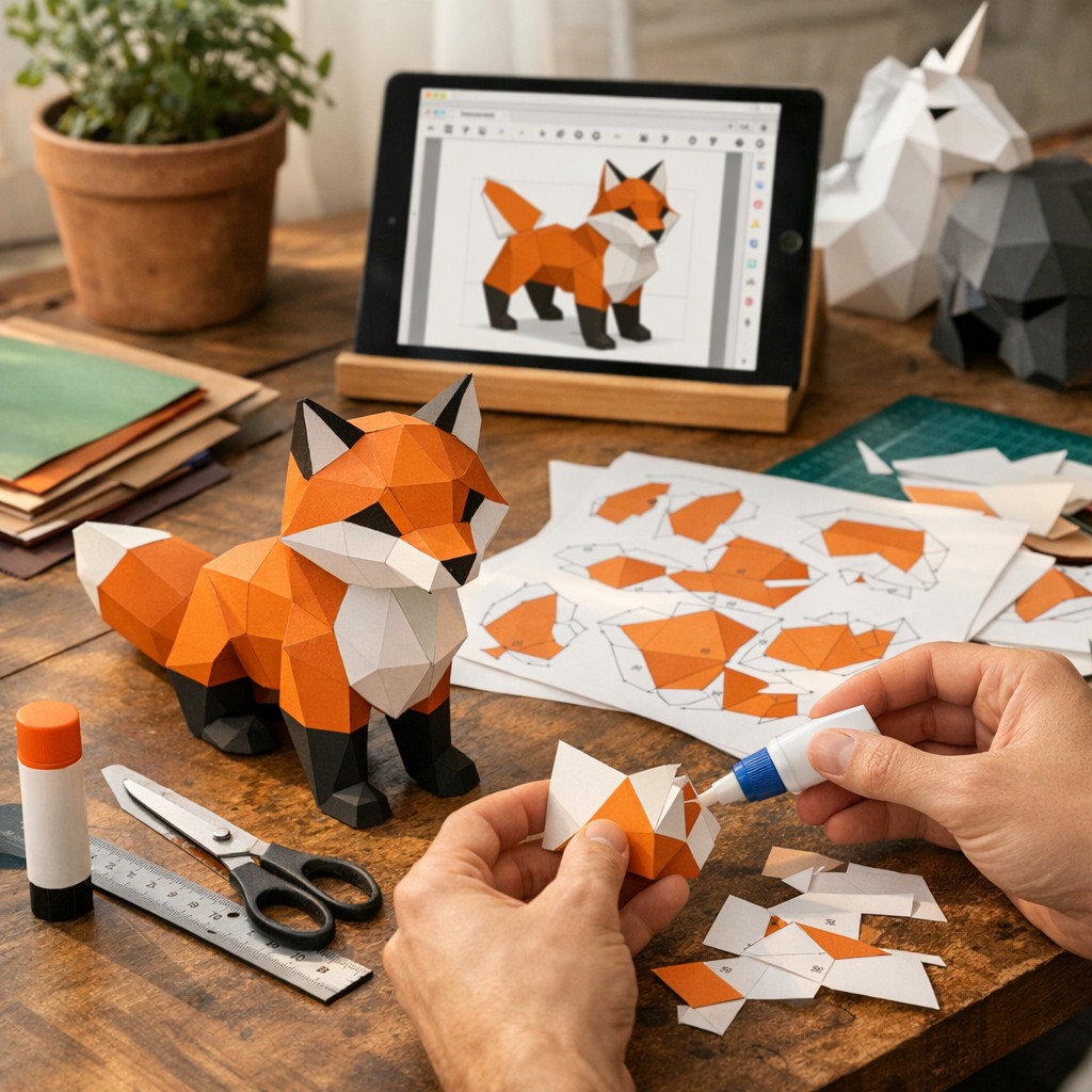 Le papercraft, c’est quoi et comment réussir son premier modèle ?