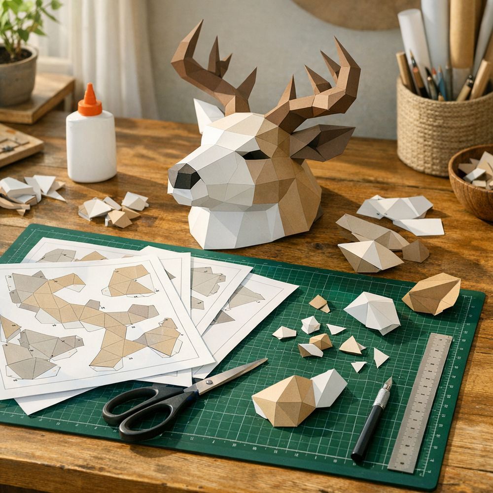 Illustration papercraft PDF